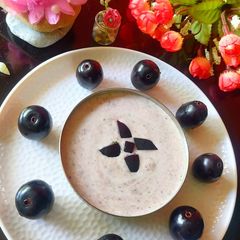 A picture of Jamun Raita.