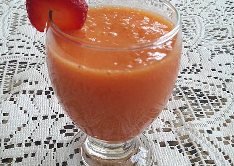 Licuado De Frutilla Mango Y Naranja Receta De Marina I Blanck Cookpad 4006