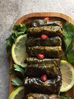 صورة لوصفة ورق عنب بزيت الزيتون