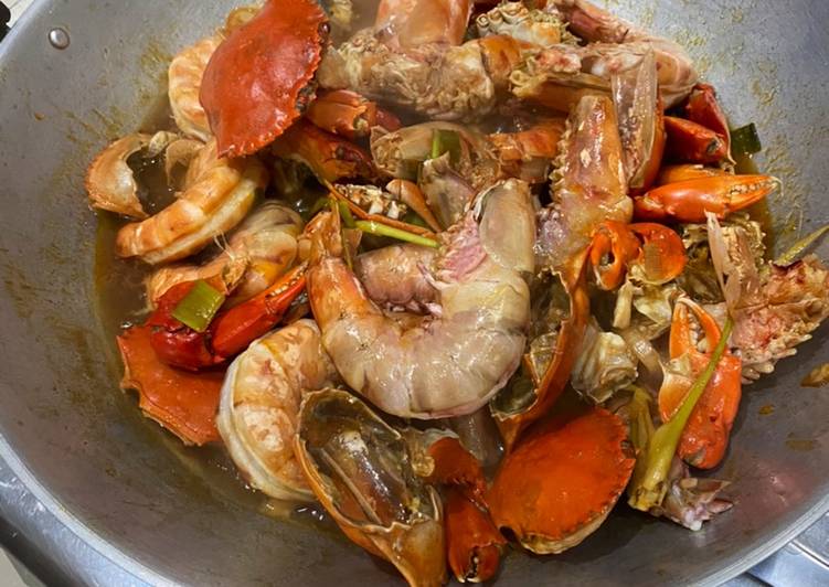 Kepiting/Udang Asam Manis