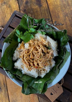 Foto resep Nasi Bakar Ayam Suwir Kemangi