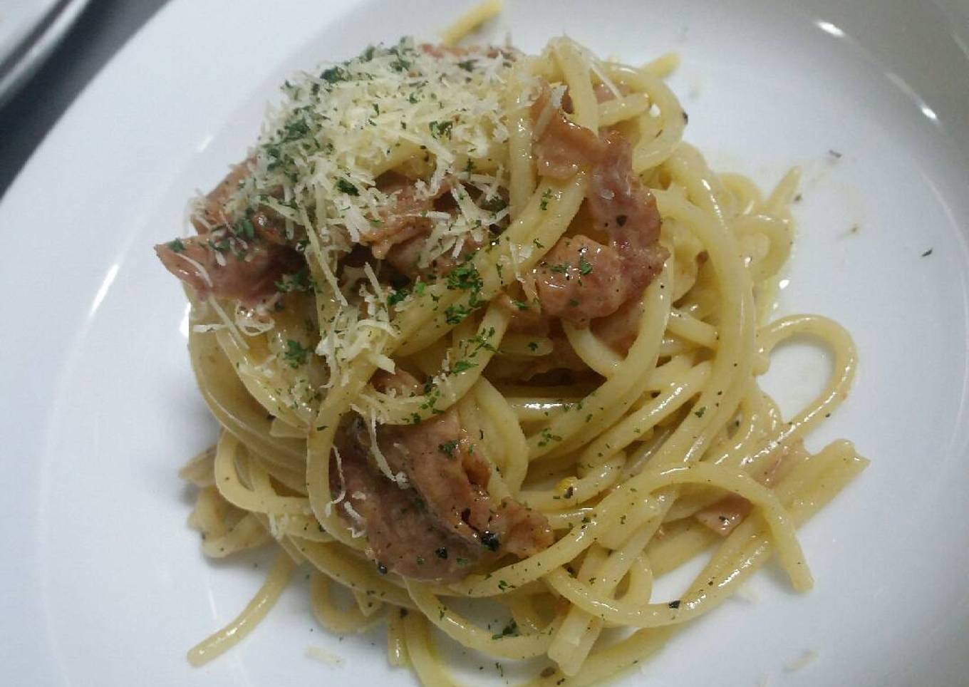 Spagetti cream lio😍😍