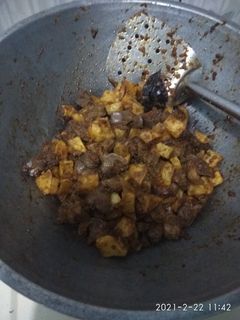 Foto resep Sambal kentang ati ampela simpel