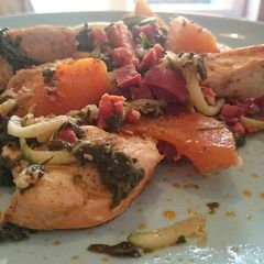 A picture of Chicken and Chorizo Bake.
