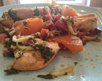 The New Way Making Recipe Chicken and Chorizo Bake Delicious Perfect