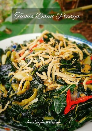 Foto resep Tumis Daun Pepaya