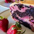 Τρίχρωμο κέικ με φράουλα (Neapolitan)