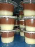 Puding Jelly Coklat Kombinasi Jeruk