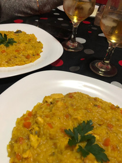 Una foto de Risotto 🍚🍗