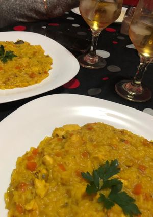 Una foto de Risotto 🍚🍗