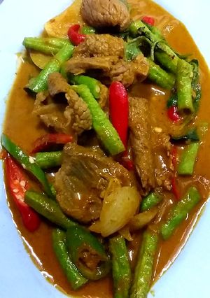รูปของ ผัดเผ็ดเนื้อ