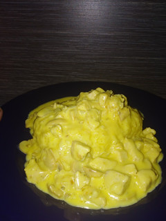 Una foto de Strogonoff de pollo