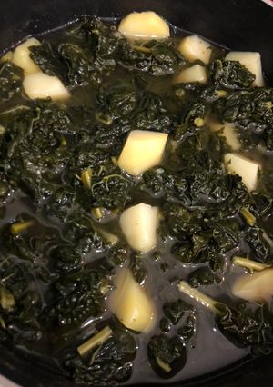 Foto di Zuppa di cavolo nero e patate
