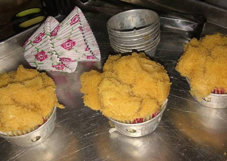 Bolkus gula merah ekonomis(tanpa telur+tanpa mixer)