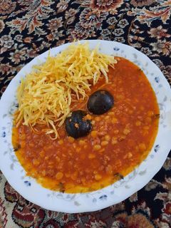 عکسی از دستور خورشت قیمه رشتی