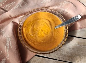 Una foto de 🥘 Salsa romesco para pastas, carnes, pescado.... 🥘