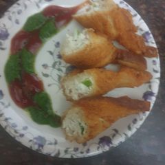 Dahi ke Sholay or Dahi Kabab A picture of Dahi ke Sholay or Dahi Kabab.