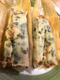 Tamales de espinacas