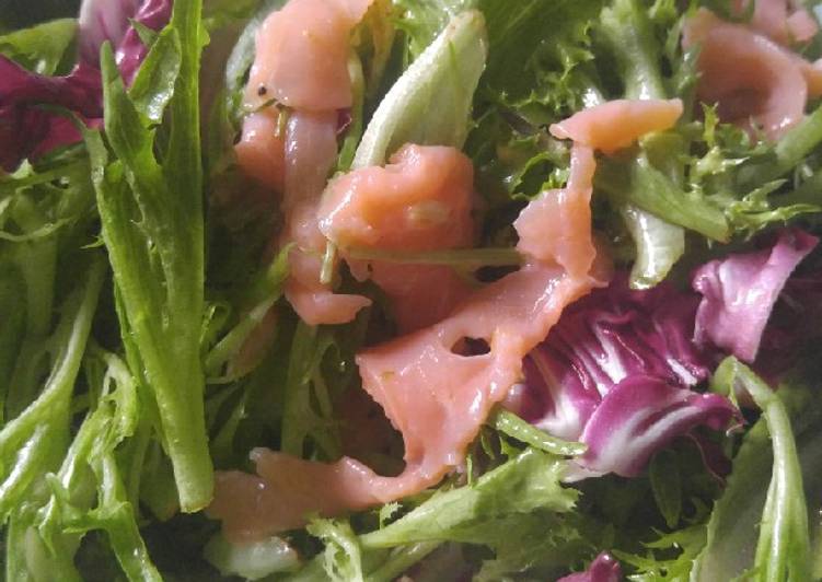 Langkah Mudah Menyiapkan Baby green salad with orange dressing Lezat Sekali