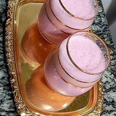 A picture of Strawberry milkshake.