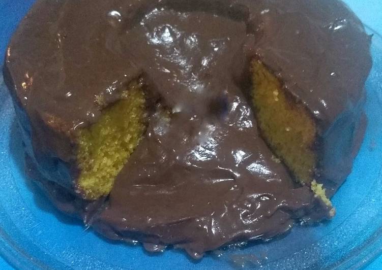 Bolo Vulcão de cenoura