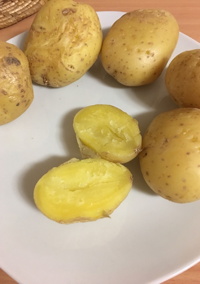 Una foto de Patatas Cocidas al microondas