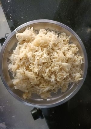 A picture of Jeera rice.