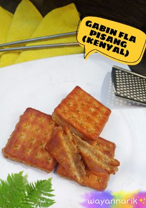 Foto resep Gabin fla pisang (kenyal)