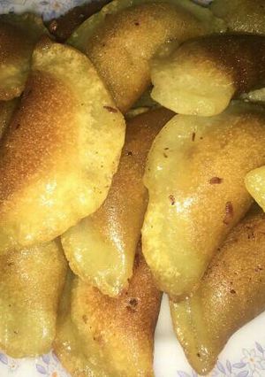صورة لوصفة قطايف بحشوة المكسرات👌😘🌷