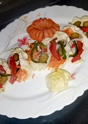 عکسی از دستور سالاد