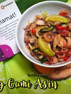 Foto resep Oseng Cumi asin