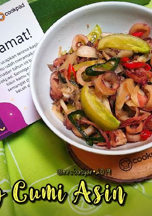 Foto resep Oseng Cumi asin