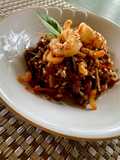 Salteadito de langostinos 🍤