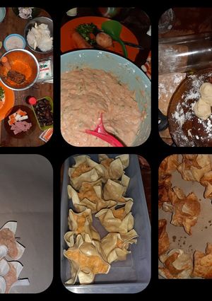 Foto resep Siomay Goreng Ayam Udang topping Keju, Crabstick dan Cabe-cabean