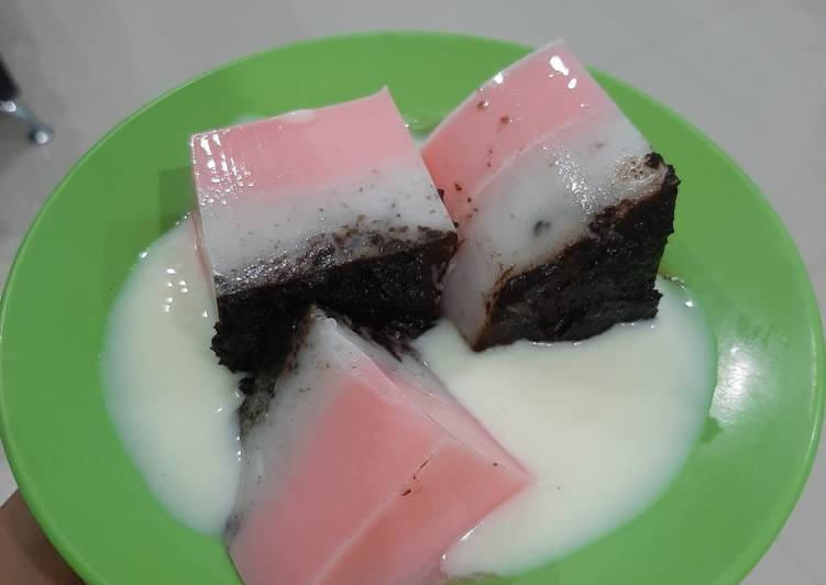 Bahan Puding Lapis Oreo Nutrijell | Cara Buat Puding Lapis Oreo Nutrijell Yang Sempurna