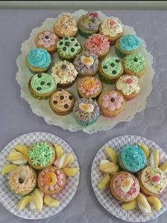 Foto principal de Cupcakes con buttercream de colores