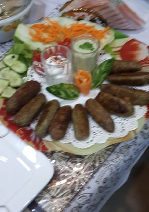 A picture of Chicken haryali kebab.