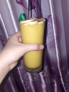 Hình của món Sinh tố 🍌🍋 (chuối xoài nhoa).