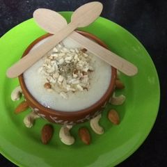 A picture of Barnyard Millet Kheer Samak Rice Vrat Rice.