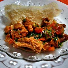 A picture of Marinated wet fry pork.