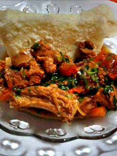 A picture of Marinated wet fry pork.