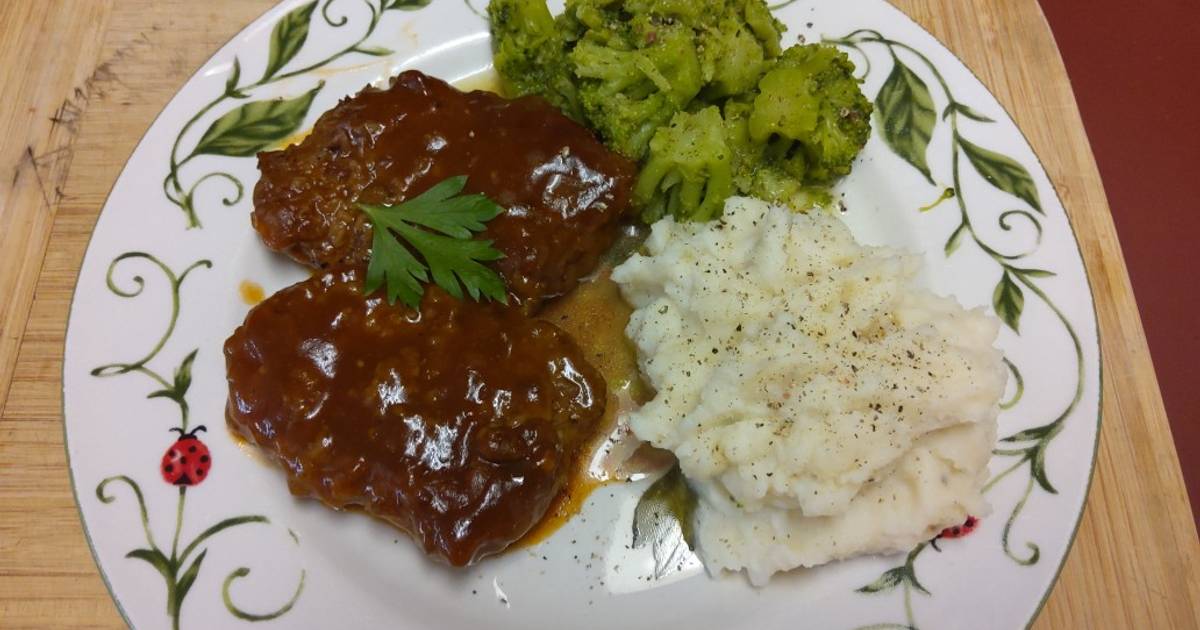 Crockpot Swiss Steak- ninja/slow cooker Recipe by LISA DUNSON - Cookpad