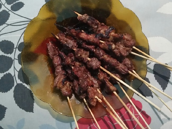 Standar Resep bikin Sate Sapi Bumbu Merah yang gurih