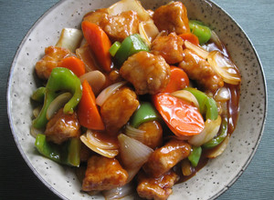A picture of Sweet & Sour Pork (or Chicken).
