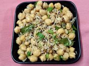 A picture of chole chana