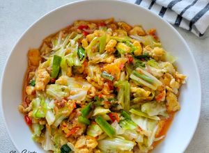Foto resep Tumis Kol+Telur Pedas