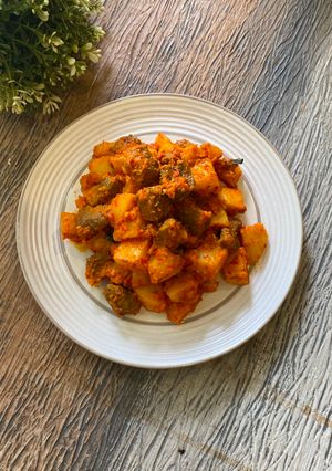 Foto resep Sambal goreng kentang hati