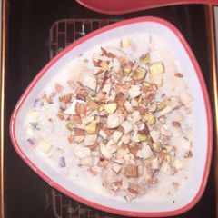 A picture of Special sindhi sweet (moong dal vadii in milk).