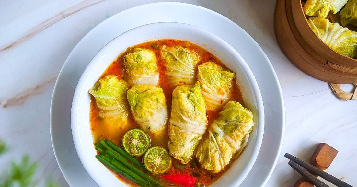 Resep Tahu Gulung Sawi Kuah Taican Oleh Izsaiz Cookpad