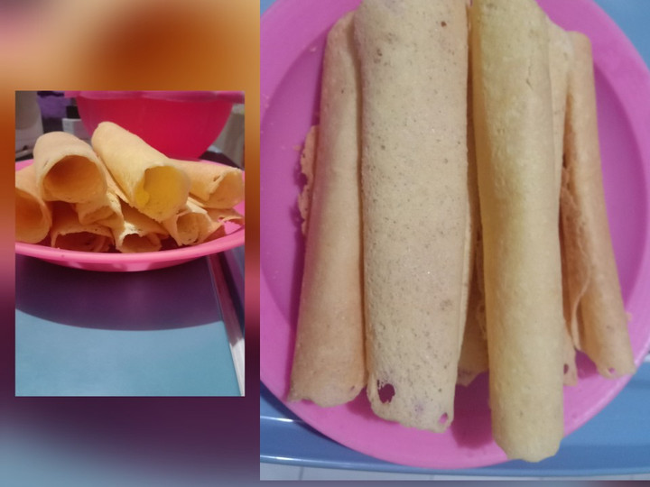 Cara Buat Eggroll/semprong terigu Bahan Sederhana